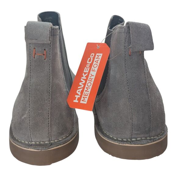 Hawke & Co Men\'s Skylark Gray Suede & Textile Chelsea Boots Round Toe 11 Classic main image 11